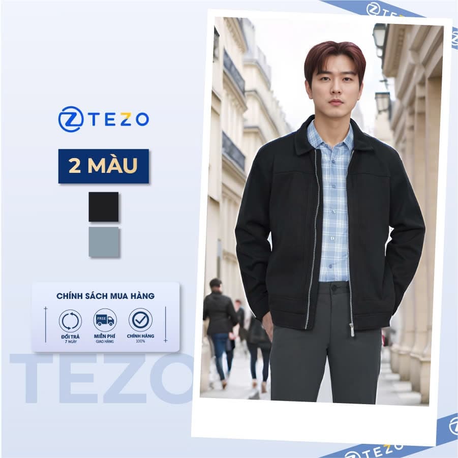 Áo dạ ép nam cao cấp Tezo - 22ADCT001