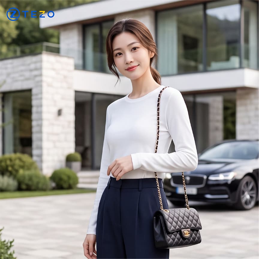 Áo thun nữ giữ nhiệt thiết kế Tezo - 26ATOT011